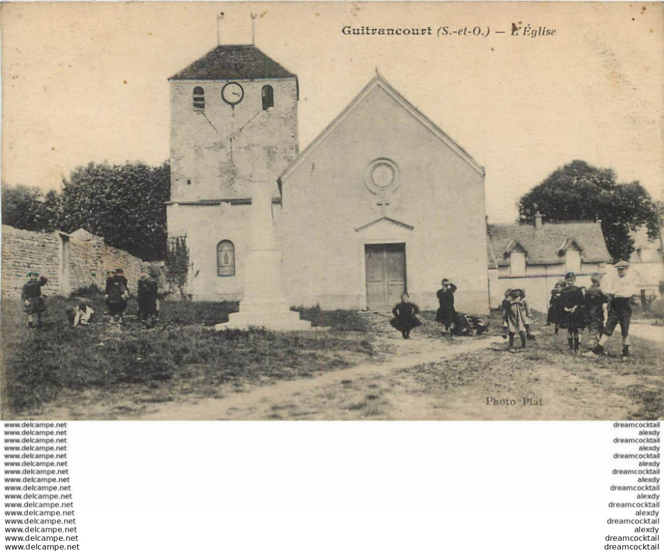 (Ro) 78 GUITRANCOURT. Enfants Devant L'Eglise - Guyancourt