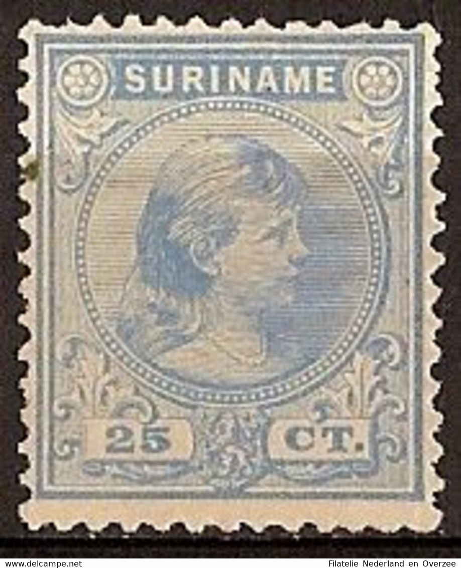 Suriname NVPH Nr 27 Postfris/MNH Prinses Wilhelmina 1892 - Suriname ... - 1975