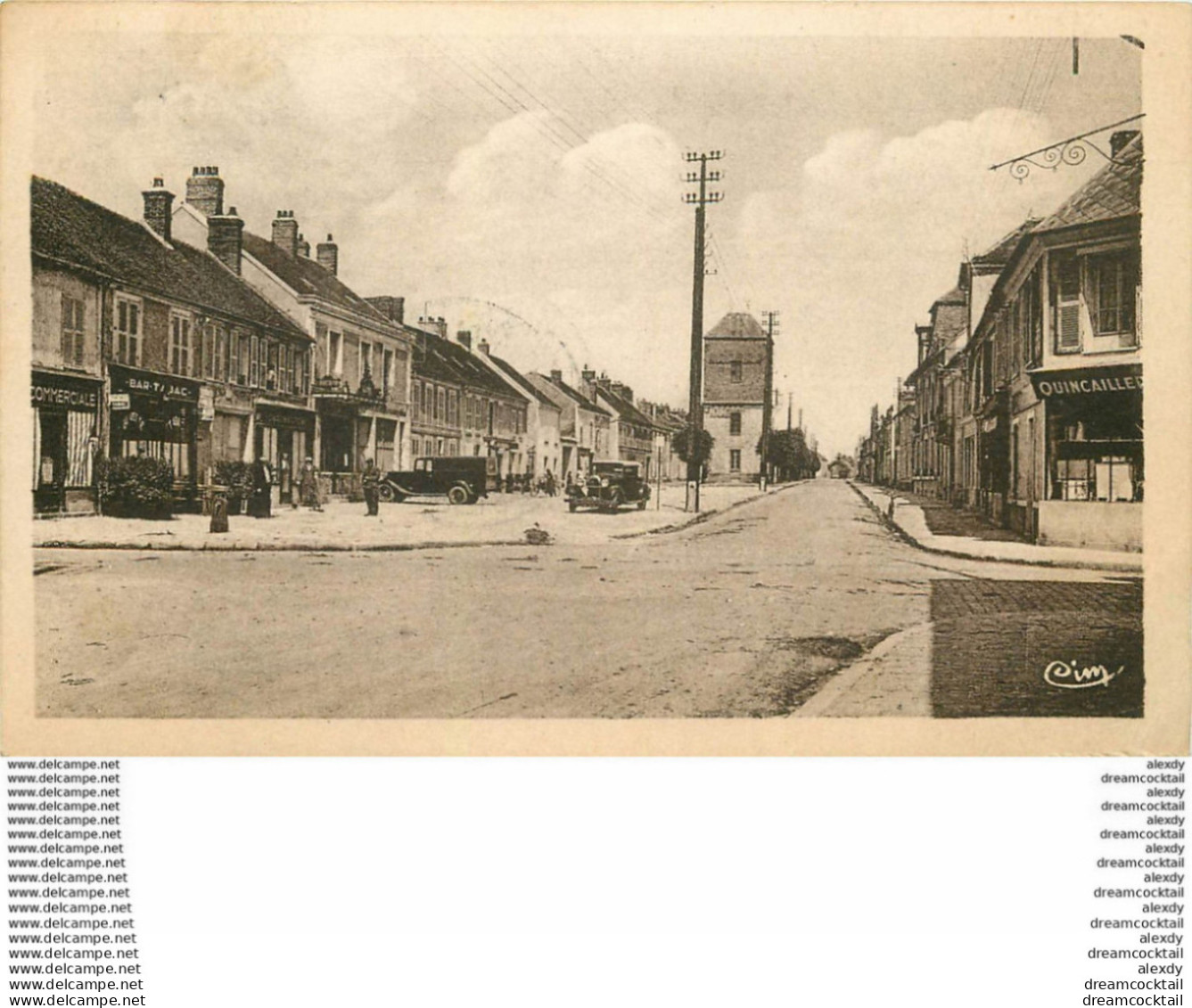 77 LA CHAPELLE LA REINE. Place De La République Et Av De La Gare 1954 - La Chapelle La Reine