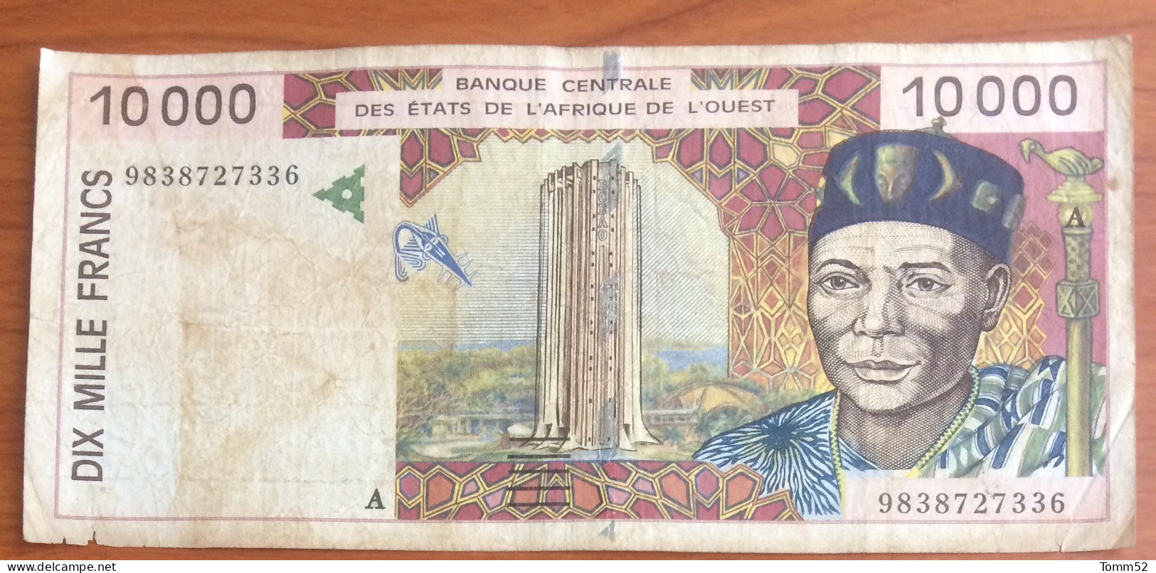 WAS- IVORY COAST 10000 Francs - Stati Dell'Africa Occidentale