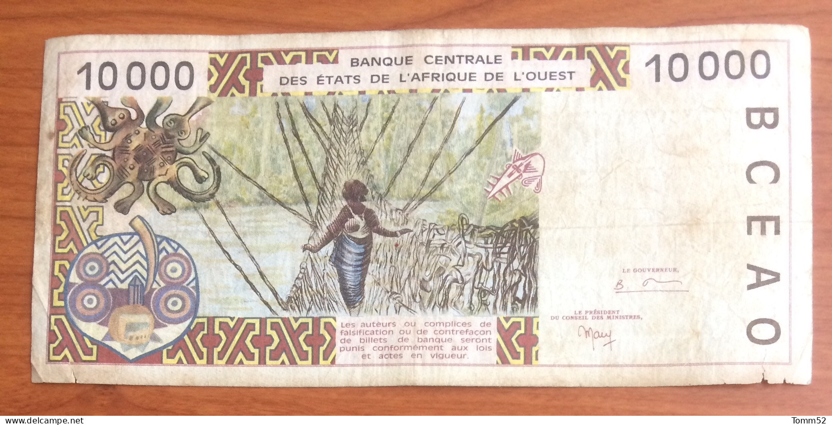 WAS- IVORY COAST 10000 Francs - Stati Dell'Africa Occidentale