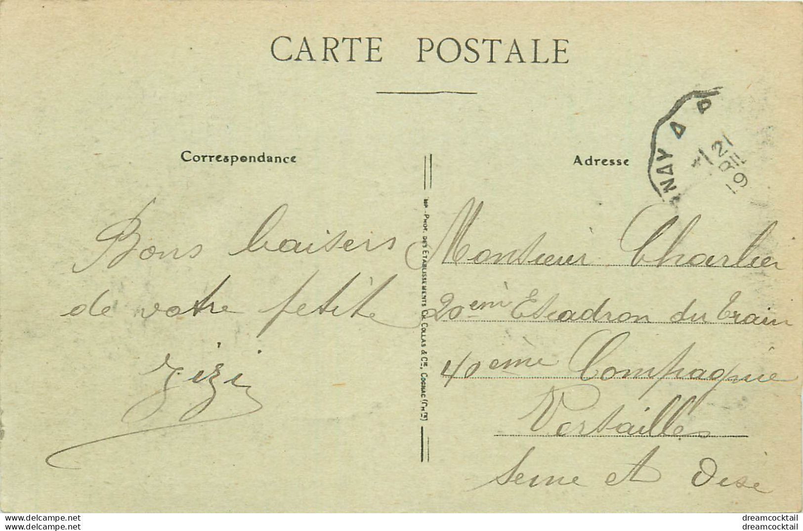 (DREY) 51 ANGLURE. Cavalier Avenue De La Gare 1919 - Anglure