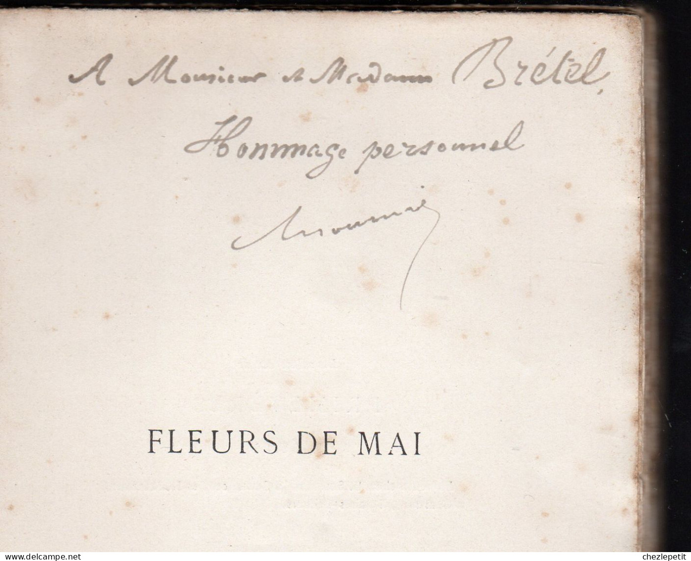 FLEURS DE MAI Poésies ALFRED LEFOURNIER D.JOUAUST E. SALETTES Editeurs 1889 - Auteurs Français