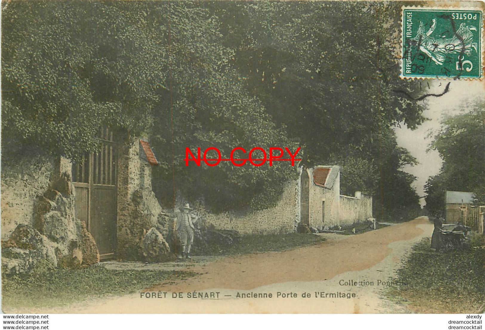 (DREY.S) 91 FORÊT DE SENART. Gamin à L'Ancienne Porte De L'Ermitage 1909 - Sénart