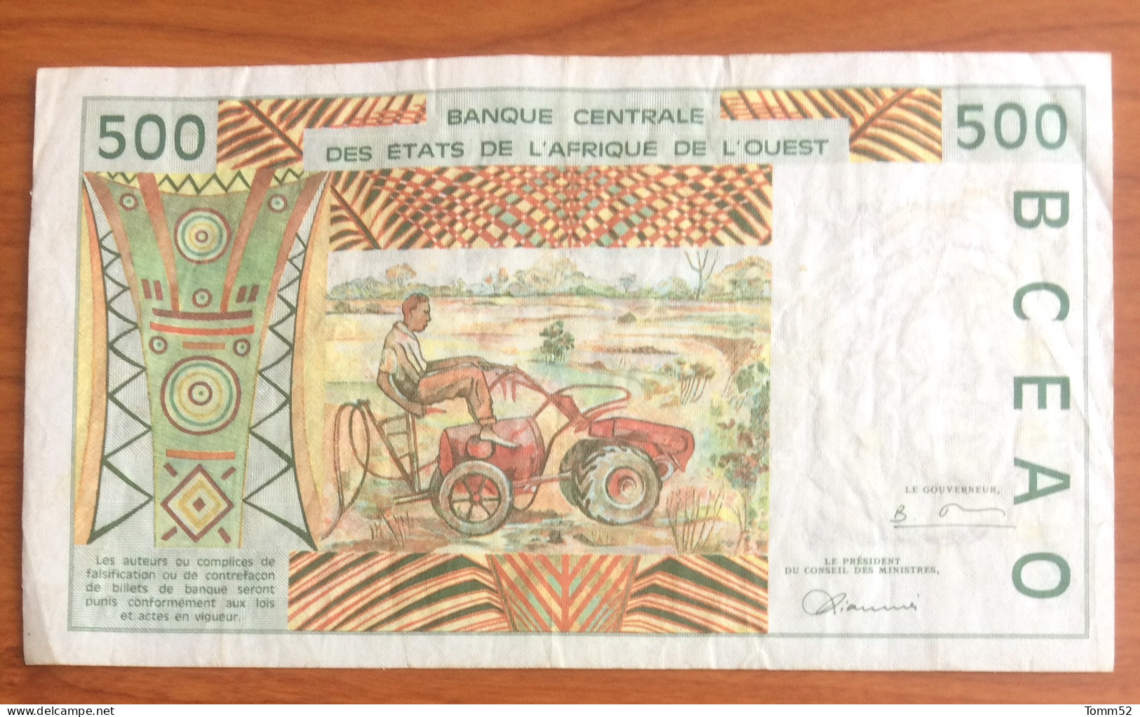 WAS- IVORY COAST 500 Francs - États D'Afrique De L'Ouest
