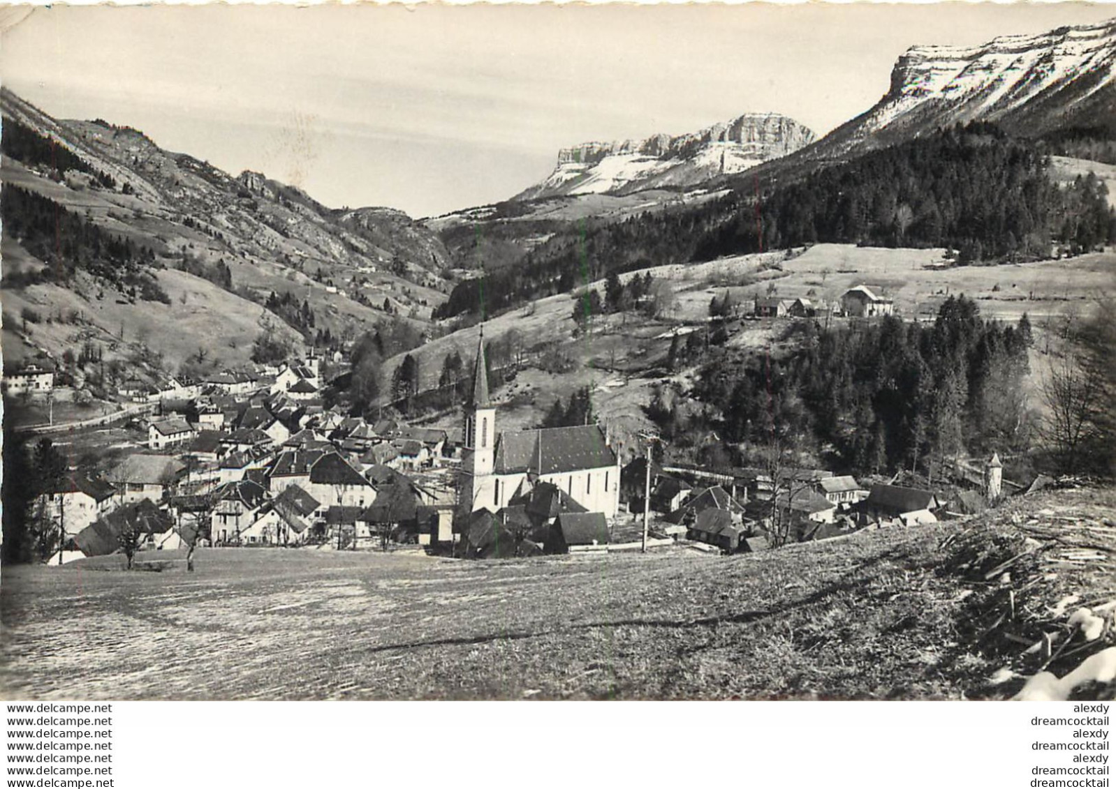 (KD) Photo Cpsm Petit Format 38 SAINT-PIERRE-D'ENTREMONT. Granier Et Rochebrune 1965 - Saint-Pierre-d'Entremont