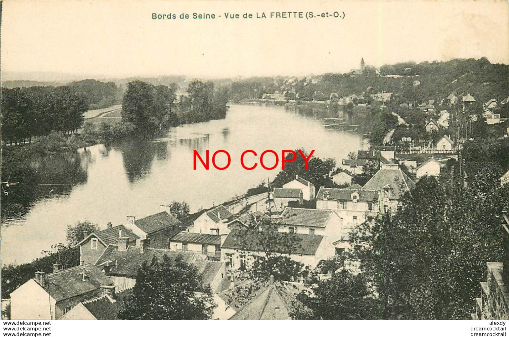 95 LA FRETTE SUR SEINE. Bords De Seine Et Maisons - La Frette-sur-Seine