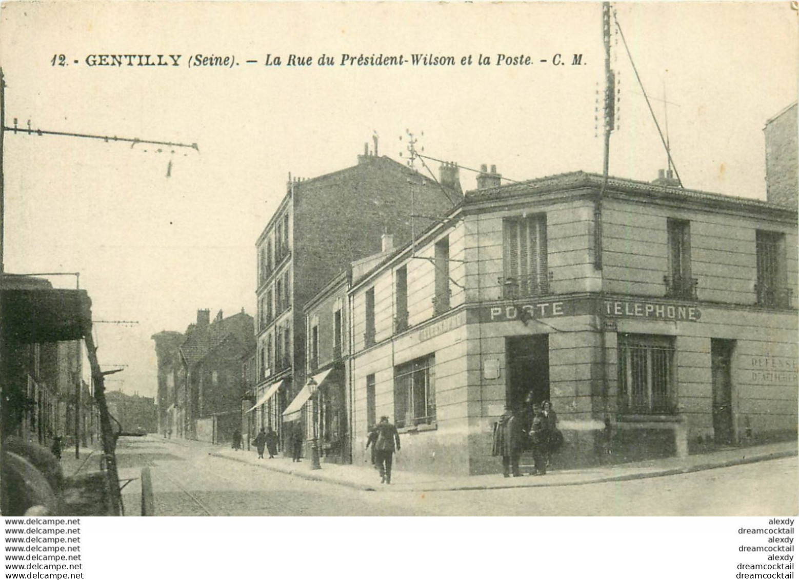 (MI) 94 GENTILLY. La Poste Rue Du Président Wilson - Gentilly