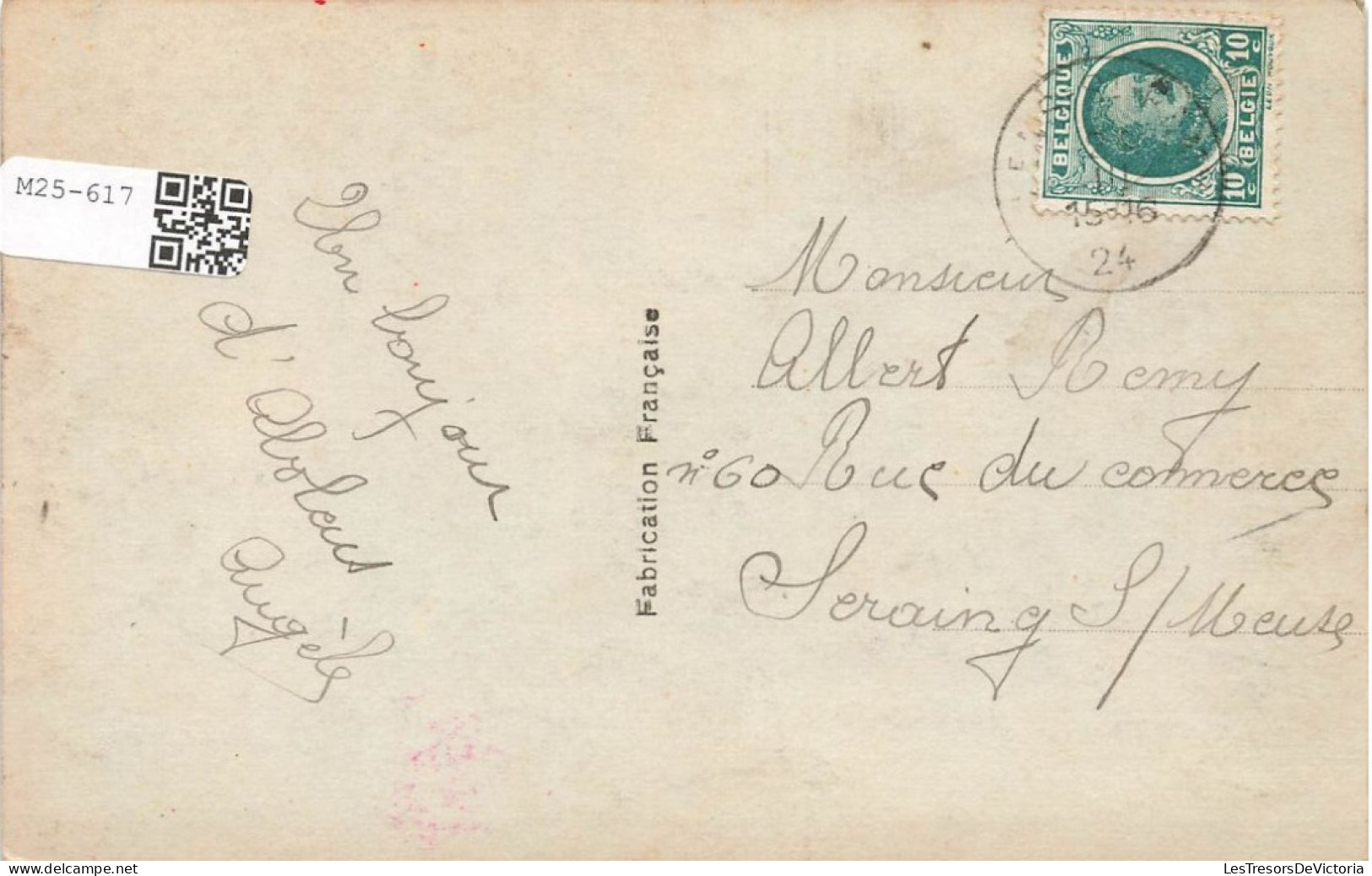 COUPLE - Un Homme Et Une Femme écrivant Des Lettres - Bureau - Colorisé - Carte Postale - Coppie