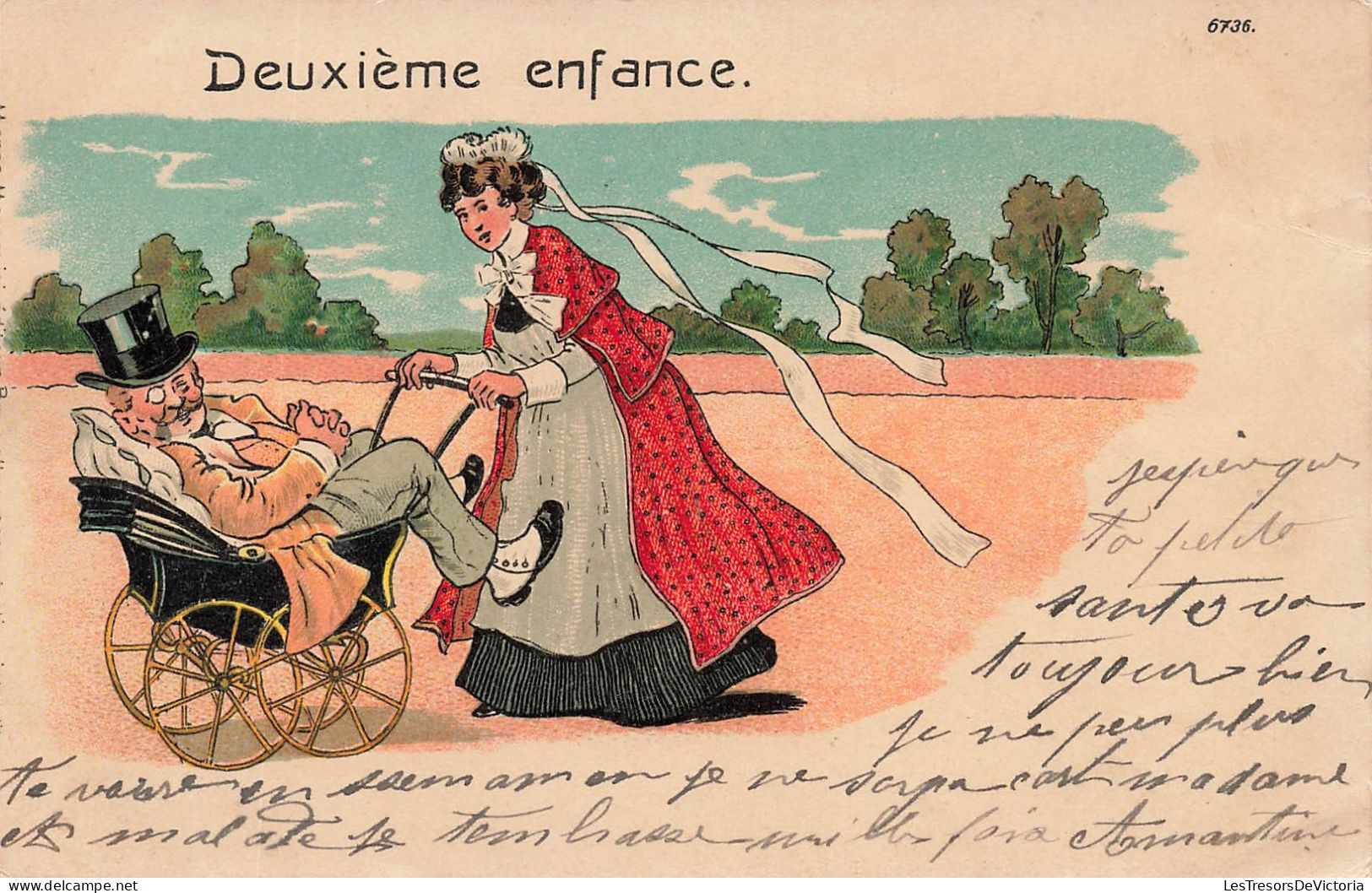 ILLUSTRATEUR - Deuxième Enfance - Colorisé - Carte Postale Ancienne - Other & Unclassified