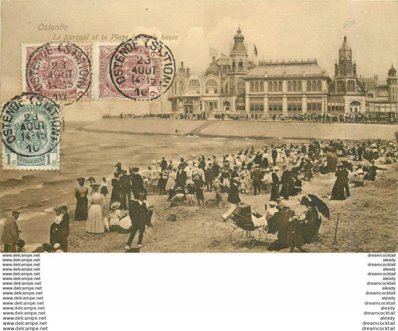 6 X Cpa BELGIQUE. La Famille Royale, Ostende 1910, Liège 1902, Anvers 1904 Et 1915 - Sammlungen & Sammellose