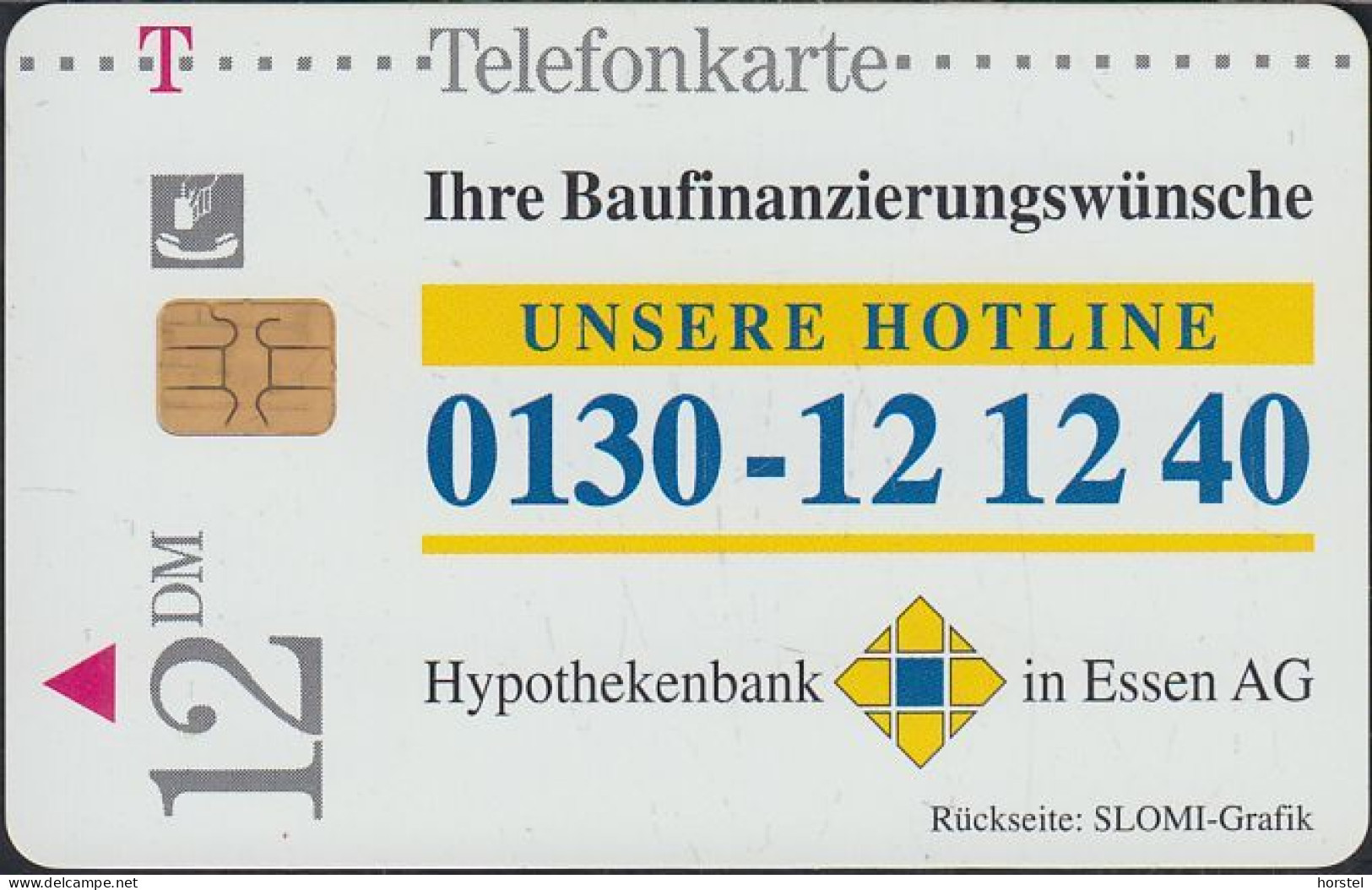 GERMANY R05/96 - Hypothekenbank In Essen AG - Slomi-Graftk DD: 1603 - R-Series: Regionale Schalterserie