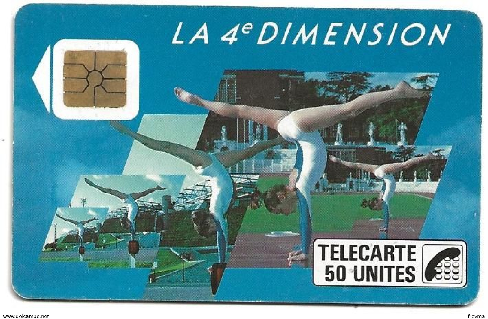 Telecarte F 37 4eme Dimension Femme 120 Unités SO2 - 1988