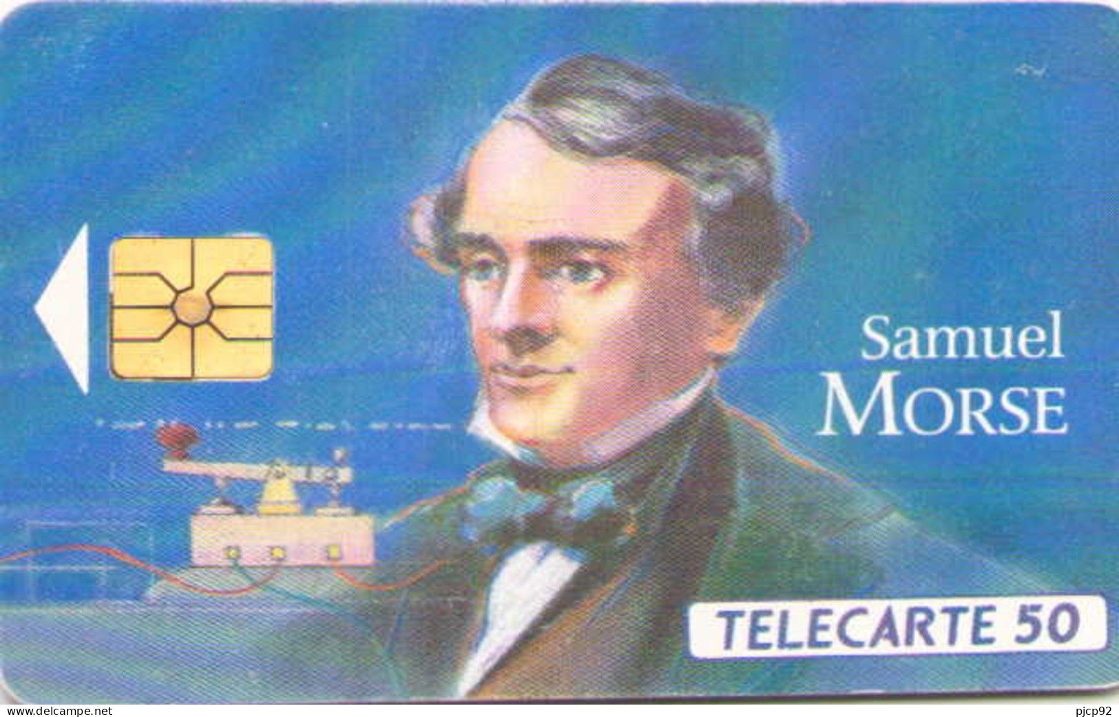 France - 1993 - Télécarte 50 Unités - Les Grandes Figures Des Télécommunications - Samuel MORSE - 1993