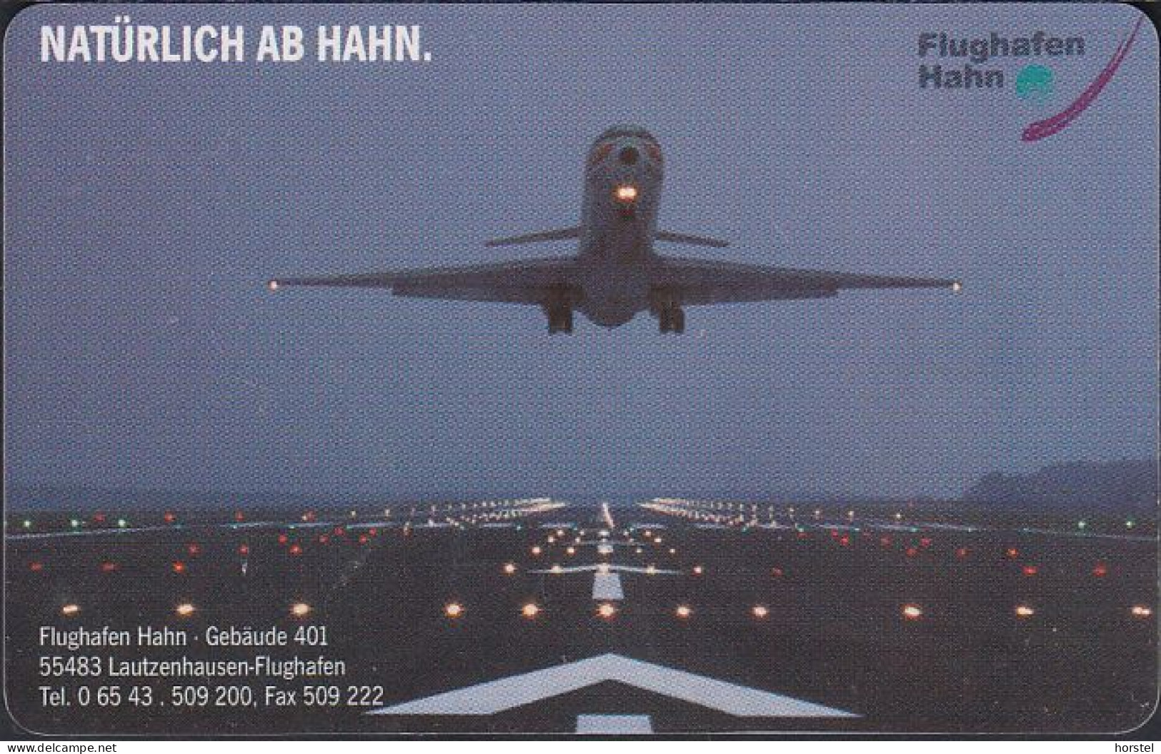 GERMANY R06/96 - Flughafen Hahn - Flugzeug Startet - Airplane - Modul 20 - R-Series: Regionale Schalterserie