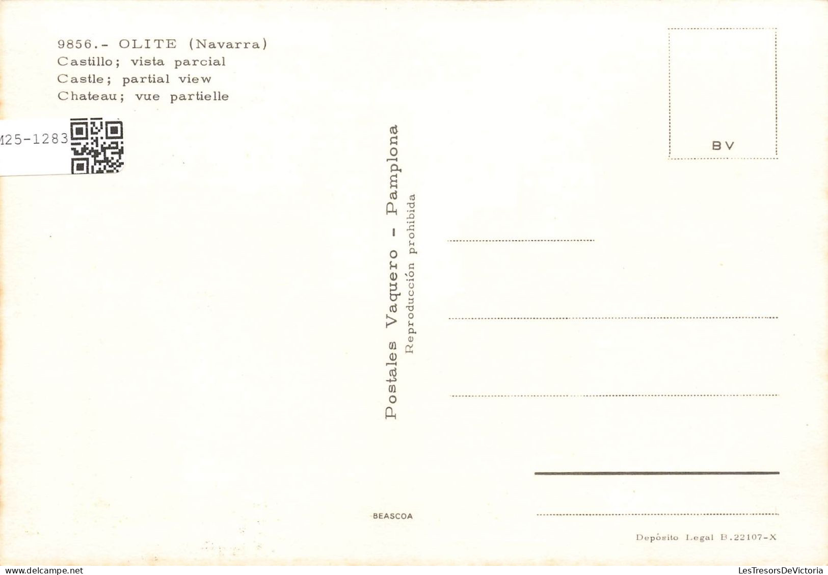 ESPAGNE - Navarra - Château - Vue Partielle - Carte Postale Récente - Navarra (Pamplona)