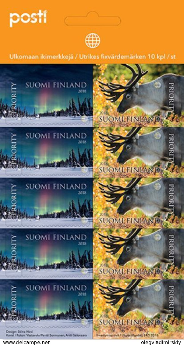 Finland Finnland Finlande 2018 The Charm Of Lapland Posti Sheetlet MNH - Blocks & Kleinbögen
