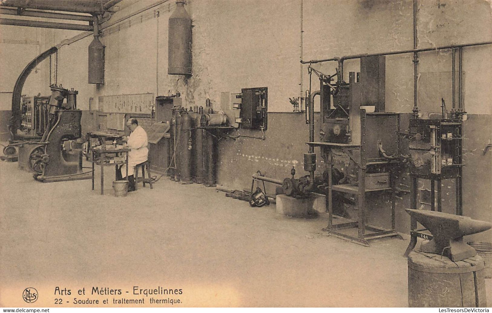 METIERS - Arts Et Métiers - Soudure Et Traitement Thermique - Carte Postale Ancienne - Autres & Non Classés