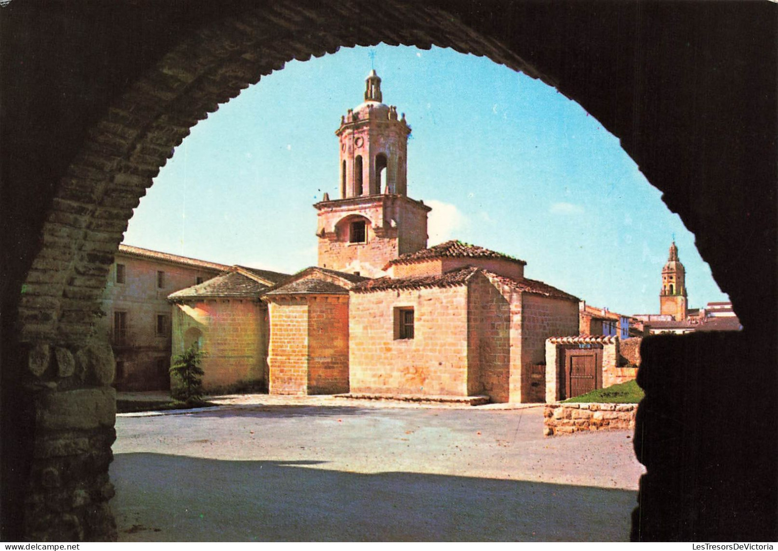 ESPAGNE - Navarra - Puente La Reina - Église Du Crucifix - Carte Postale - Navarra (Pamplona)