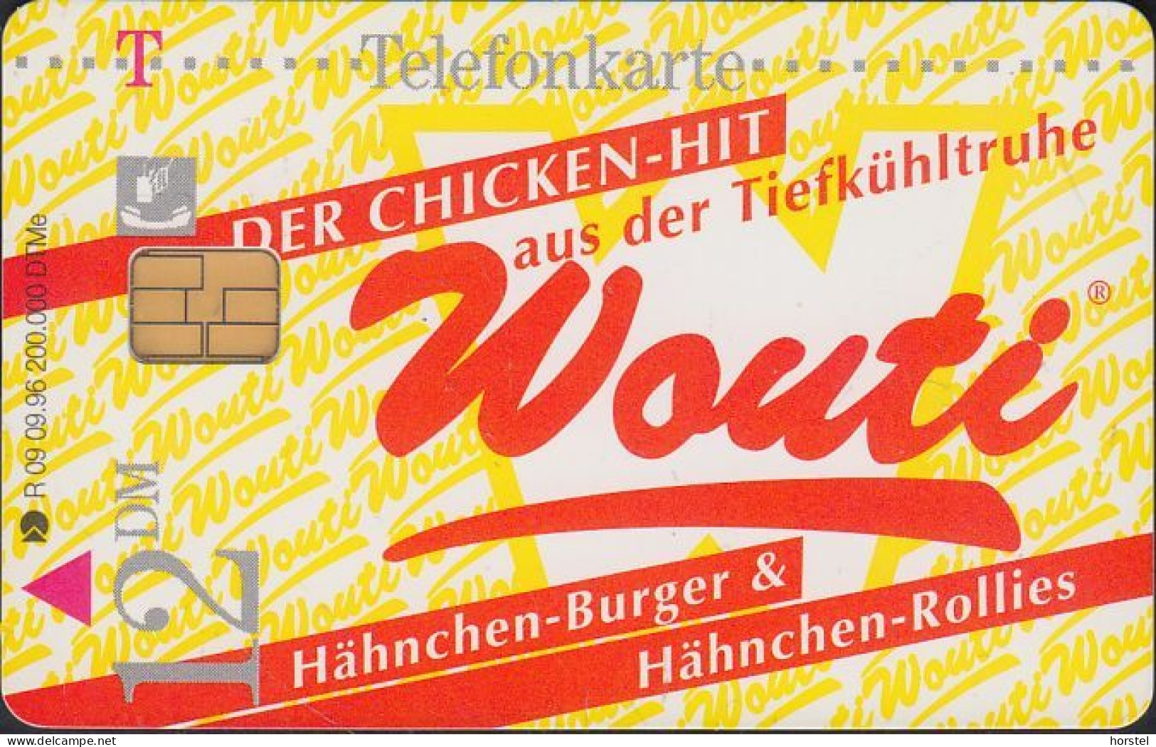 GERMANY R09/96 - Wouti - Hähnchen-Burger & Hähnchen-Rollies - DD:5606 - R-Series : Regions