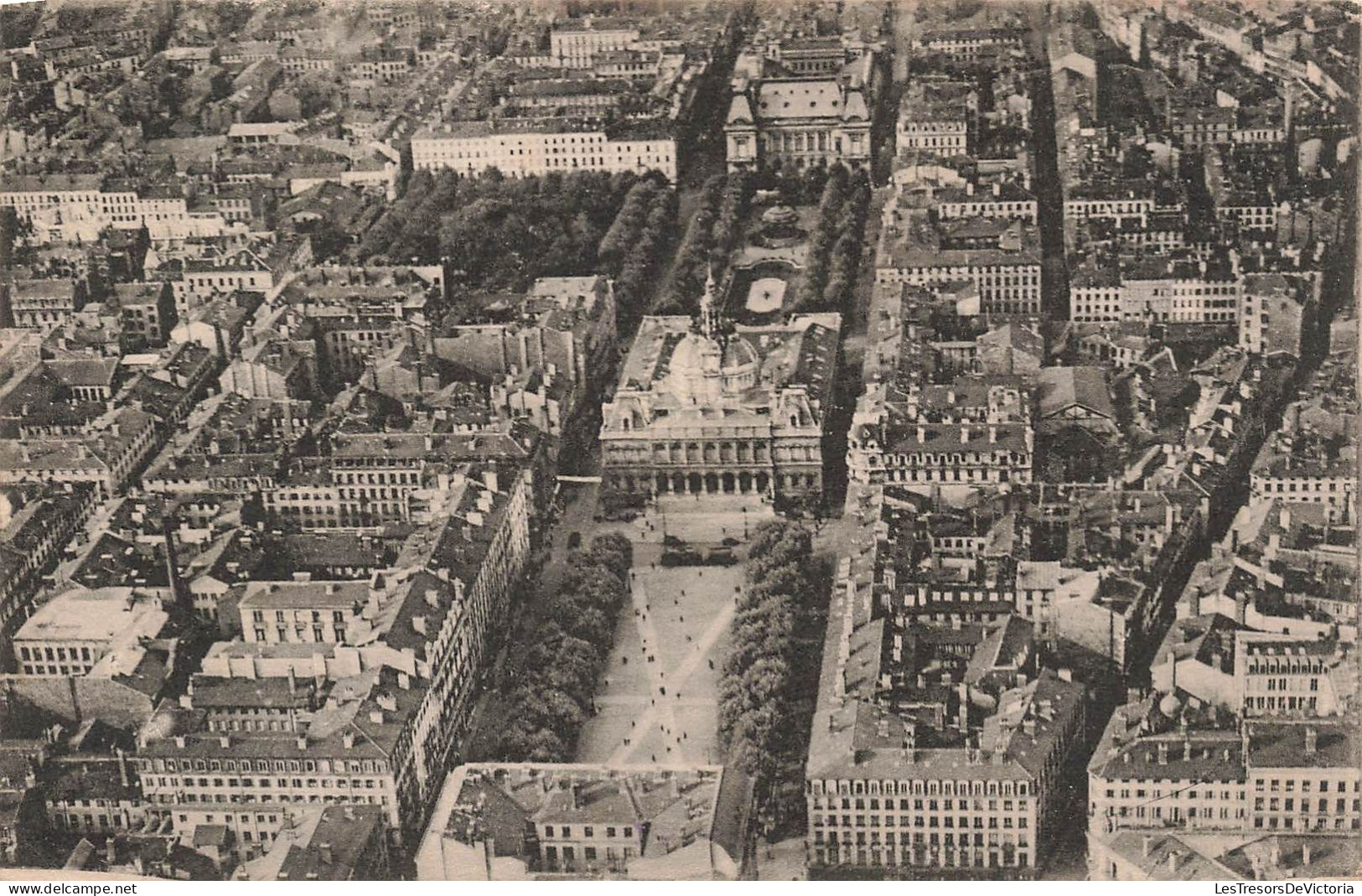 FRANCE - Saint Etienne - Vue Aérienne Du Centre, De L'hôtel De Ville Et De La Préfecture - Carte Postale Ancienne - Saint Etienne