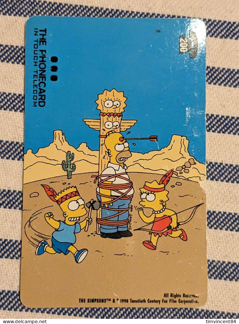 Telefoonkaart X1 The Simpsons - Lots - Collections