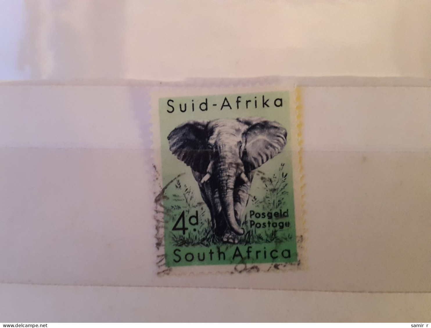 1954	South Africa Elephant (F73) - Used Stamps