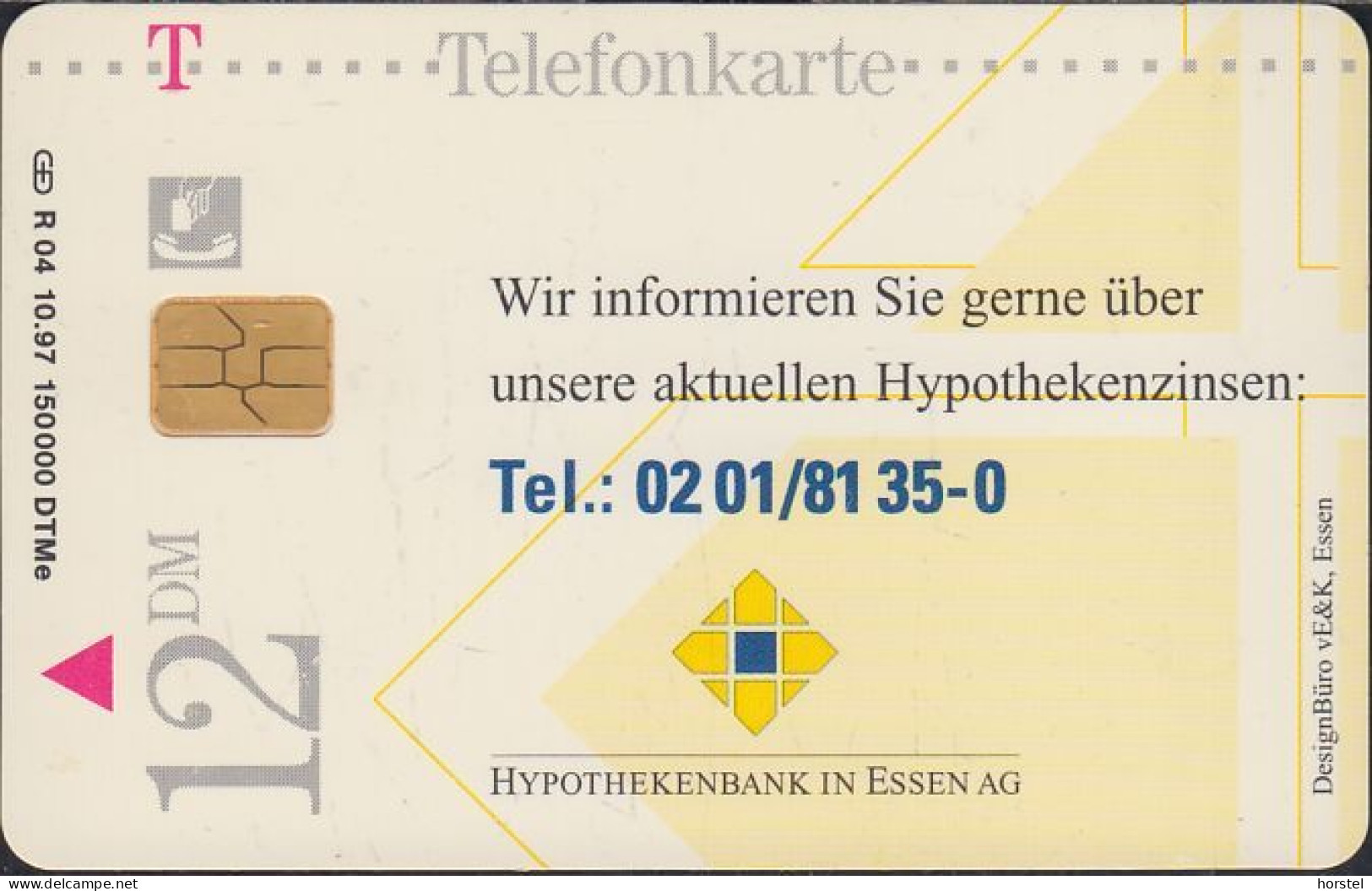 GERMANY R04/97 - Hypothekenbank In Essen AG - Telefon - R-Reeksen : Regionaal