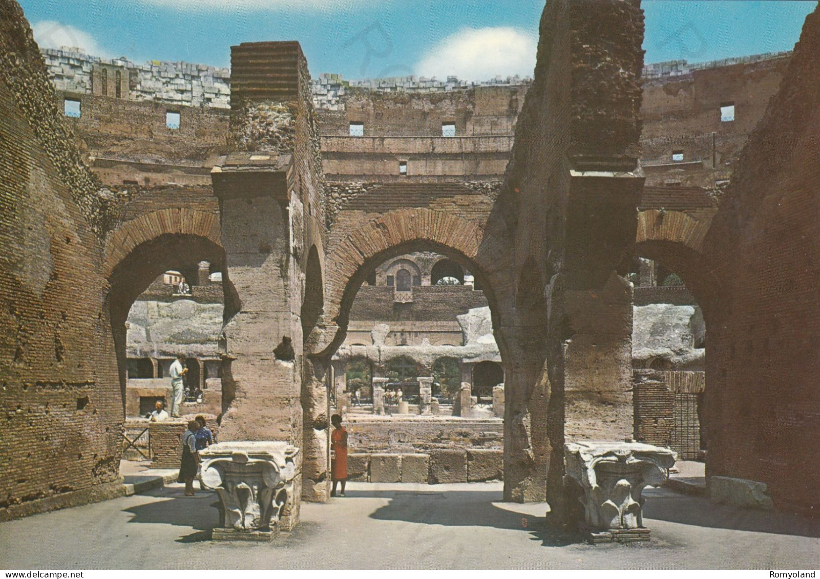 CARTOLINA  ROMA,LAZIO-COLOSSEO INGRESSO IMPERIALE-STORIA,CULTURA,RELIGIONE,MEMORIA,BELLA ITALIA,NON VIAGGIATA - Colisée