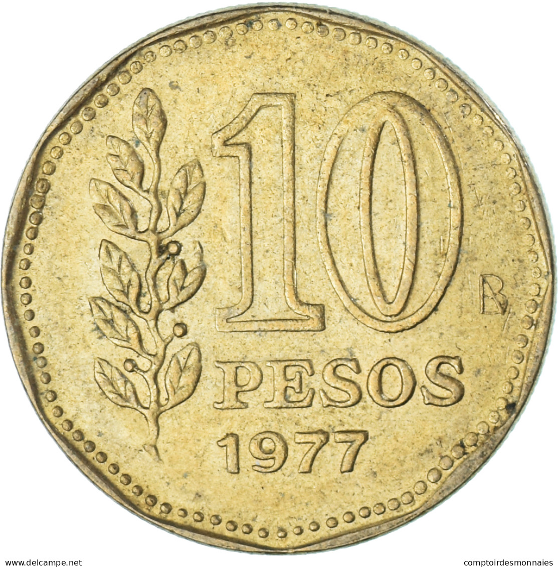 Monnaie, Argentine, 10 Pesos, 1977 - Argentine