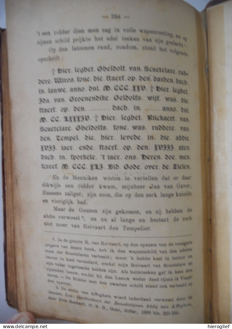 REIVAART of de wraak van den tempelier - vaderlandsche taferelen 1319-1322 door Ad. Duclos ° & + Brugge / 1893 Roeselare