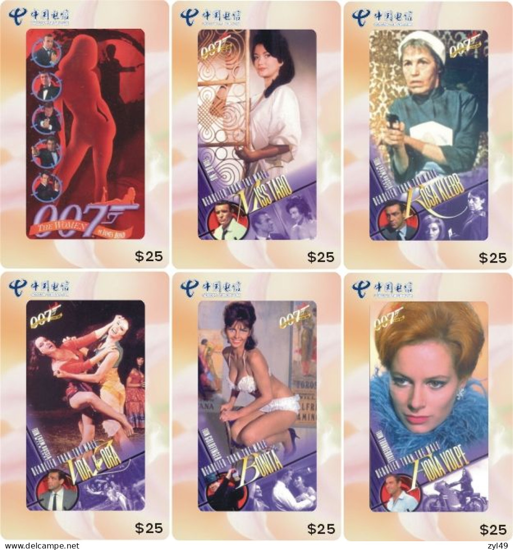 M13005 China Phone Cards James Bond 007 140pcs - Cinéma