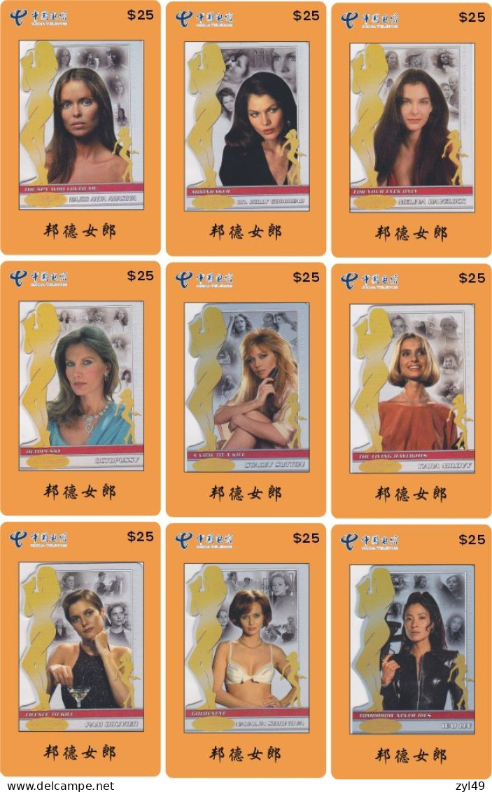 M13005 China phone cards James Bond 007 140pcs