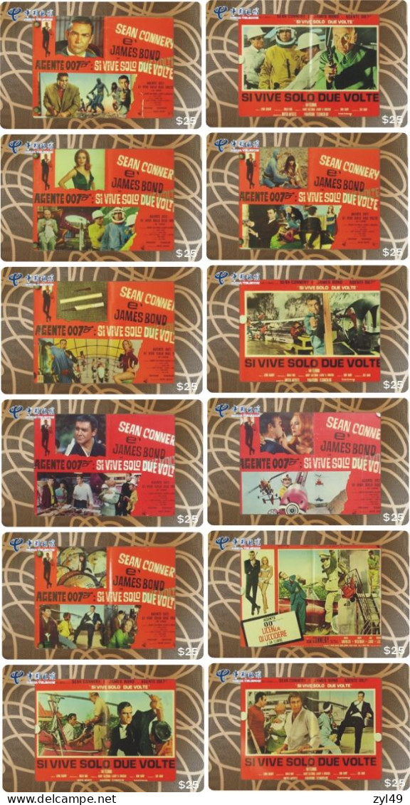 M13005 China phone cards James Bond 007 140pcs