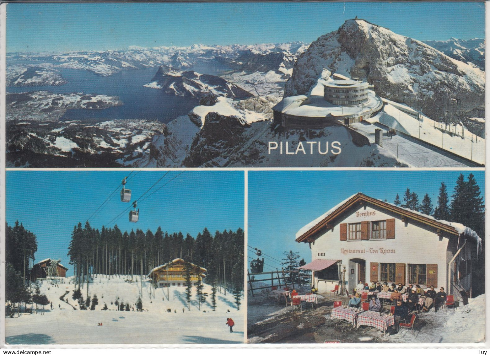 PILATUS - Hotel Bellevue Auf Pilatus Kulm, Bergwirtschaft Krienseregg Gondelbahn Kriens - Fräkmüntegg, Berghaus, - Kriens