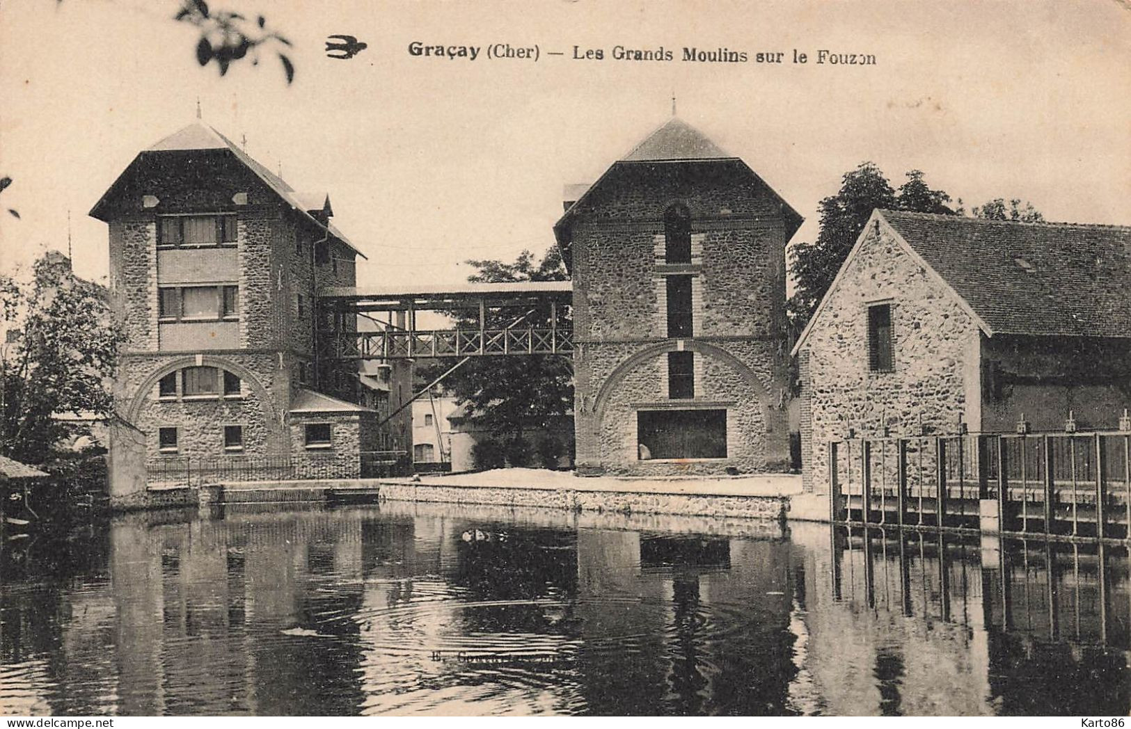 Graçay * Les Grands Moulins Sur Le Fouzon * Minoterie - Graçay