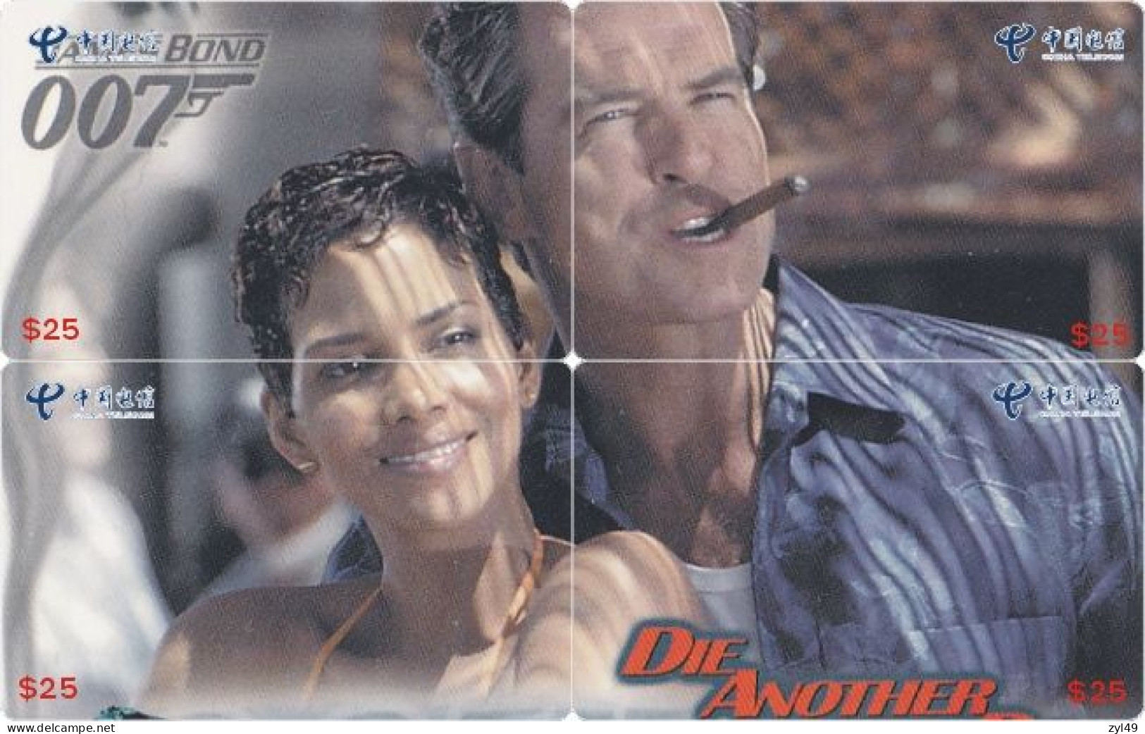 M13006 China Phone Cards James Bond 007 Puzzle 180pcs - Cine