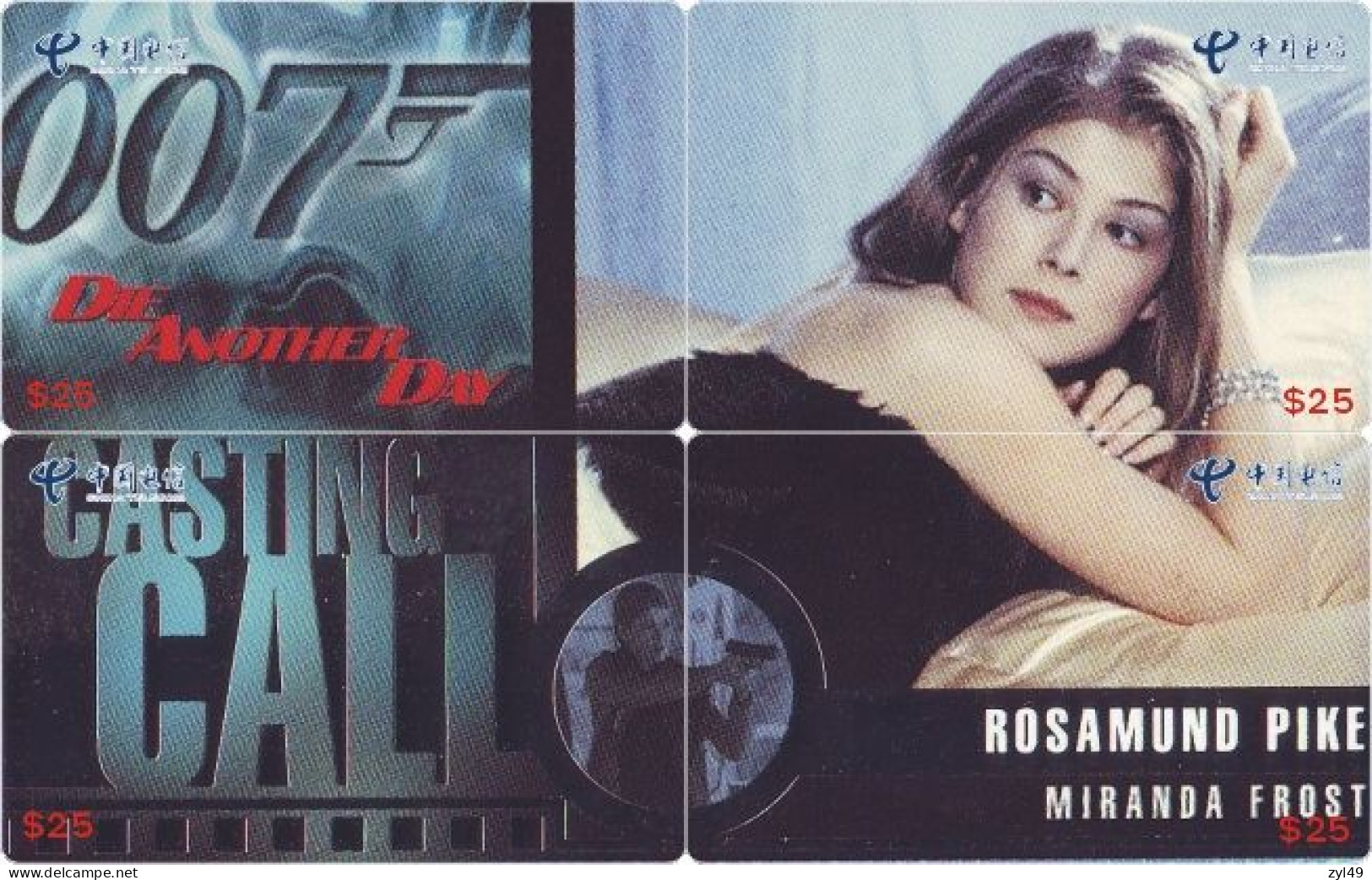 M13006 China Phone Cards James Bond 007 Puzzle 180pcs - Cinéma