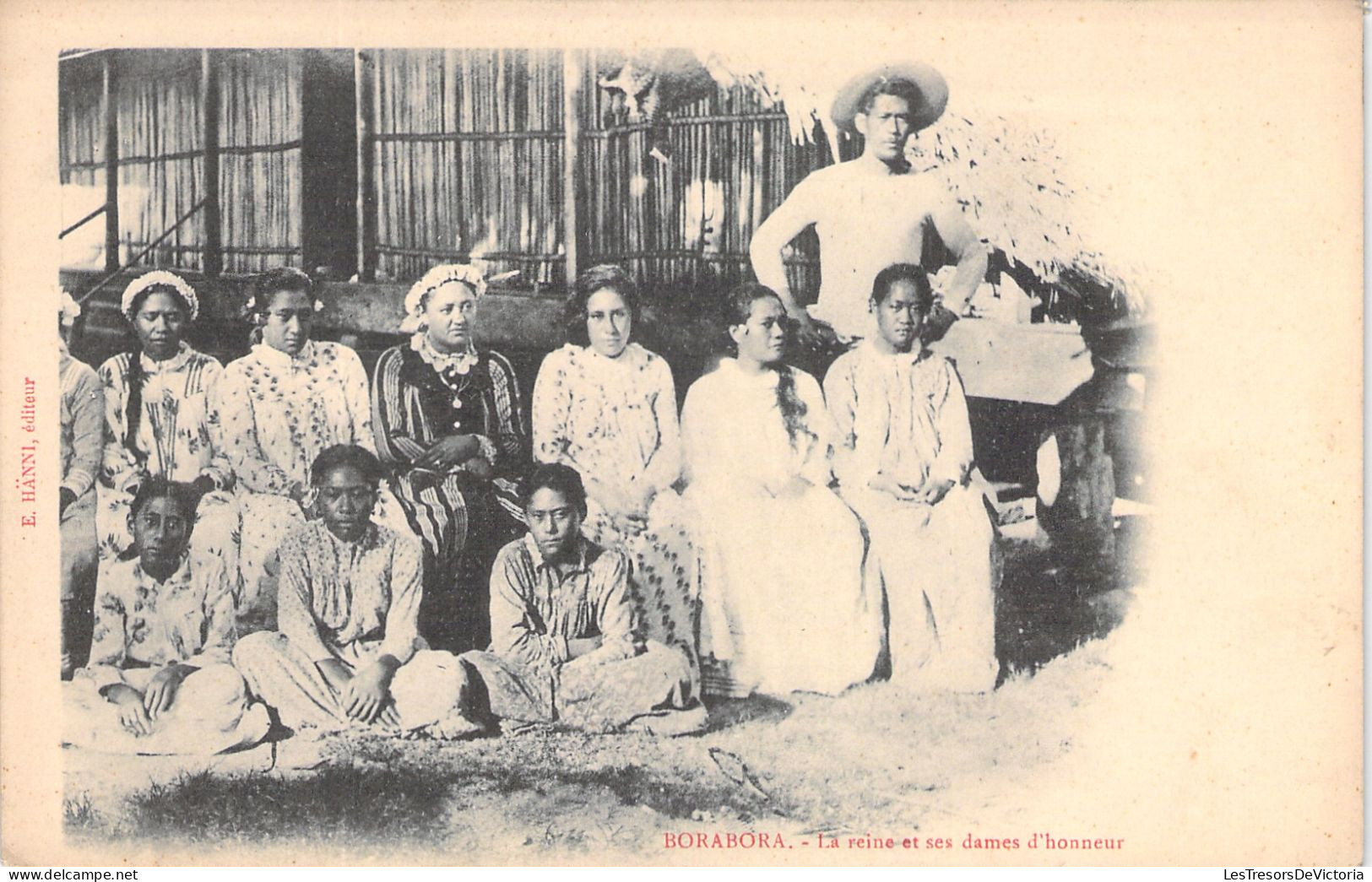 TAHITI - Borabora - La Reine Et Ses Dames D'honneur - Hanni Editeur - Carte Postale Ancienne - Tahiti