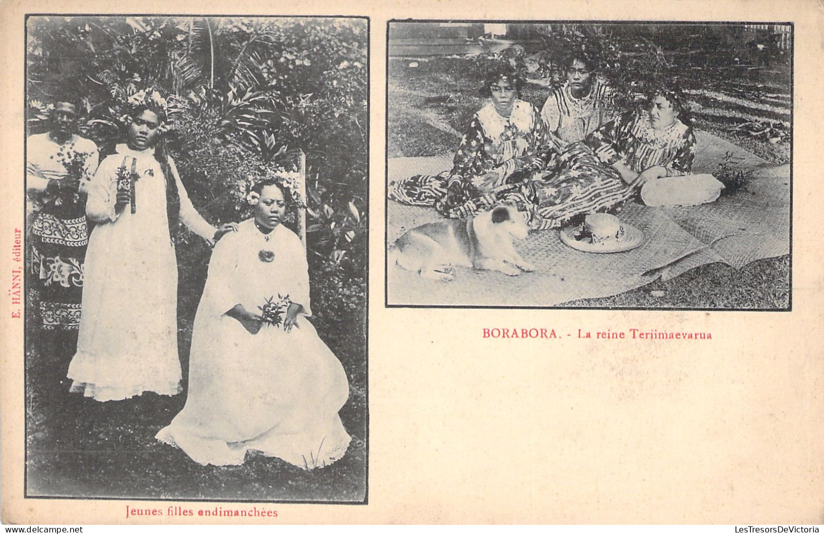 TAHITI - Borabora - La Reine Teriimaevarua - Hanni Editeur - Carte Postale Ancienne - Tahiti