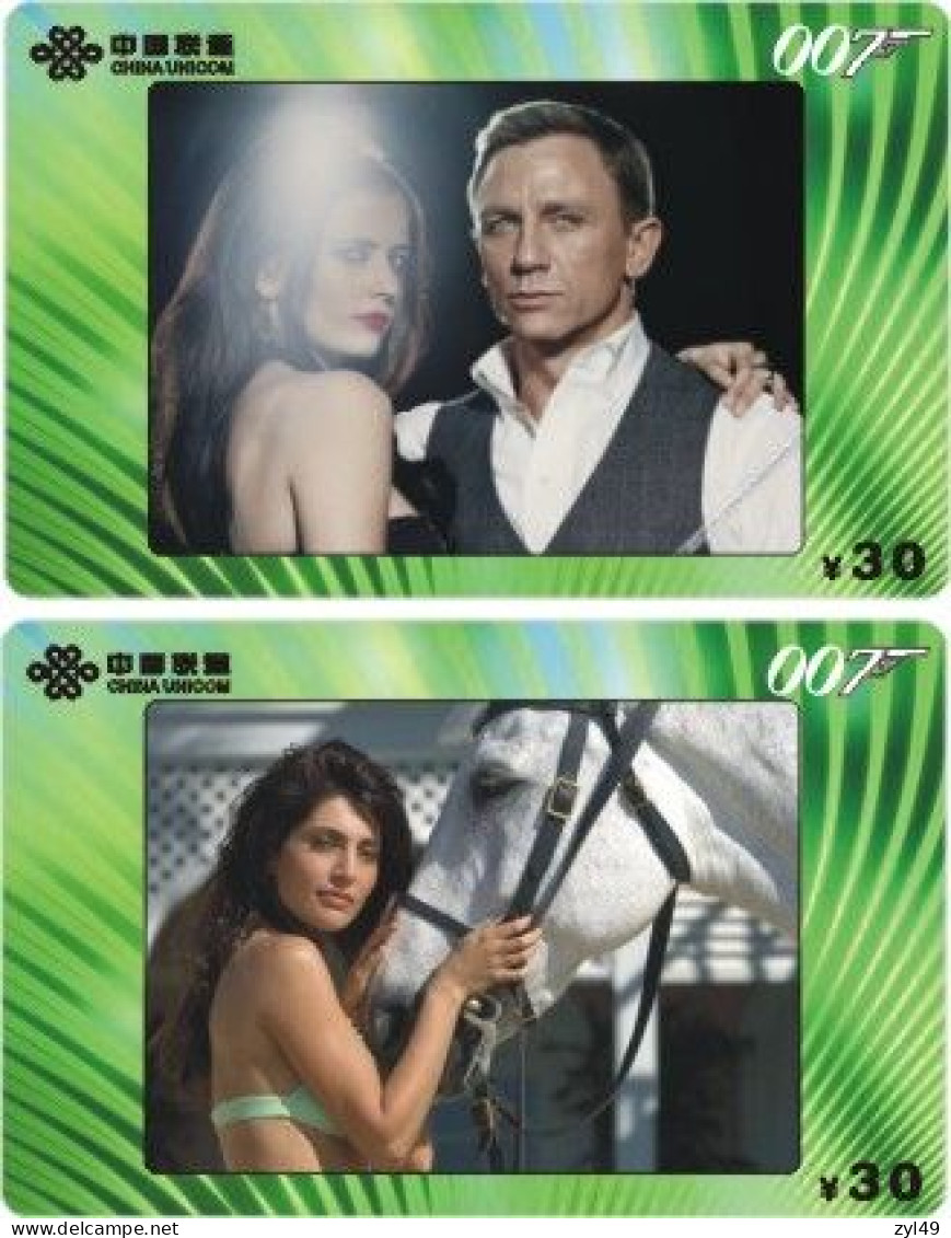 M13008 China phone cards James Bond 007 153pcs