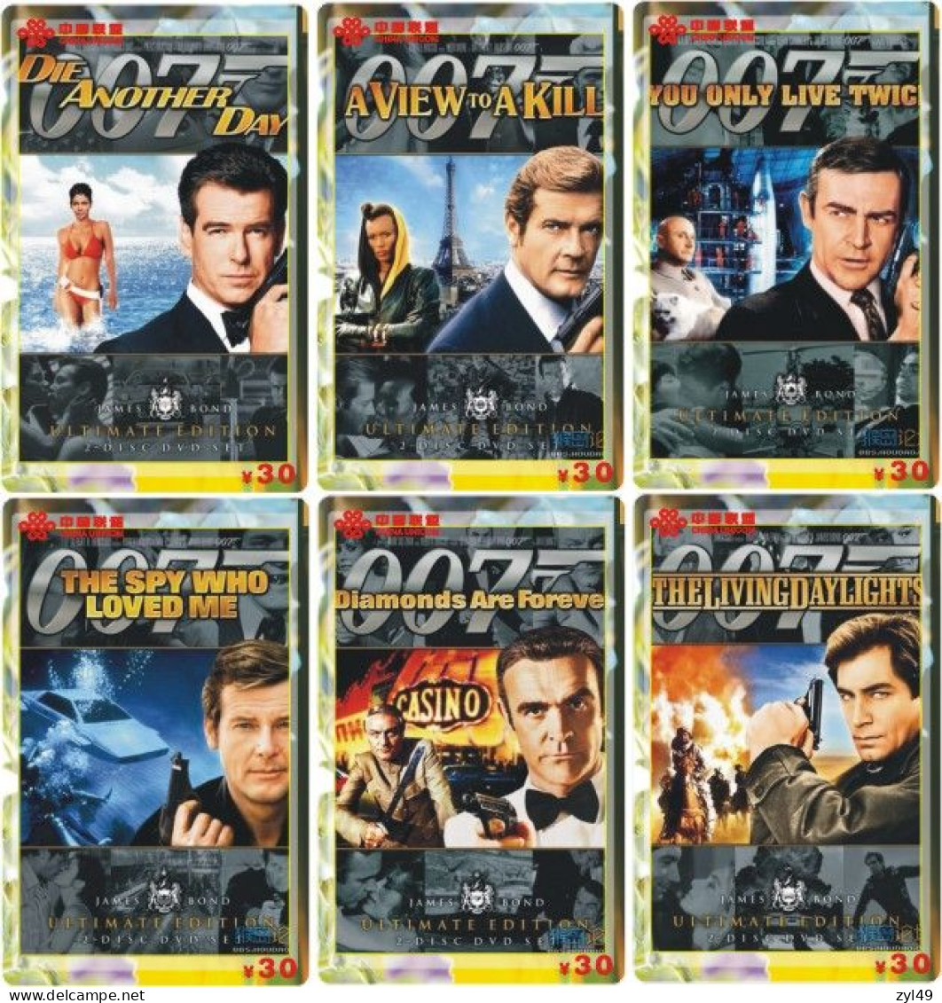 M13008 China phone cards James Bond 007 153pcs