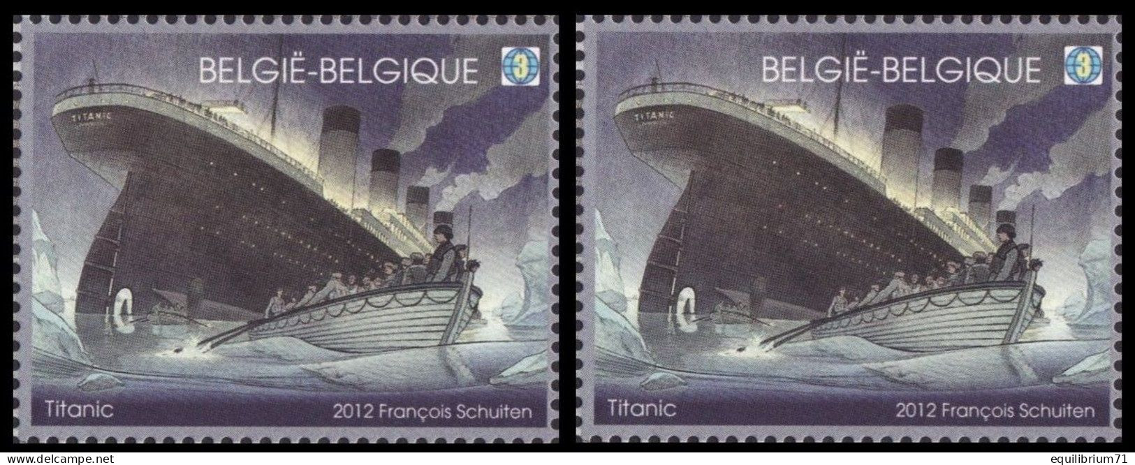 4228/4229**(BL200) - Titanic - Émission Commune Avec Åland / Gemeenschappelijke Uitgifte Met Åland - MONDE - Philabédés