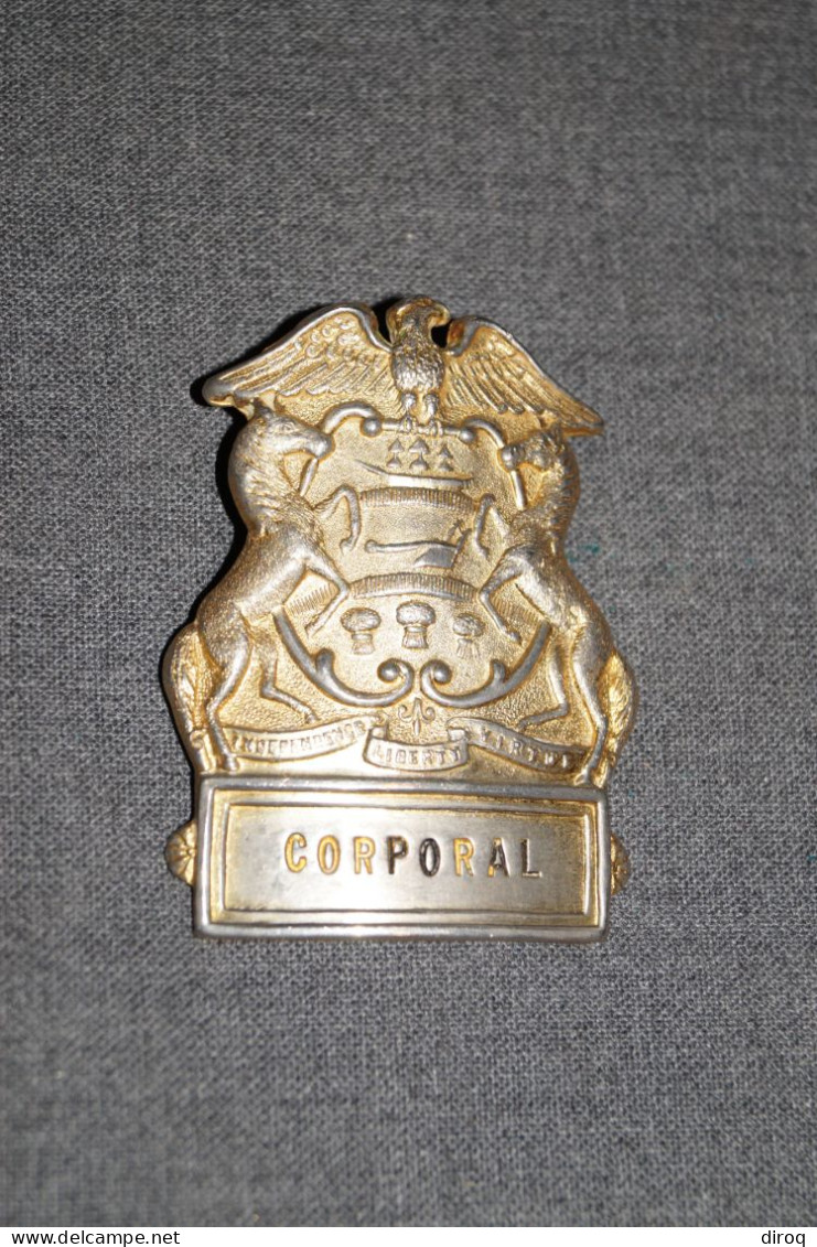 Police,ancien Insigne CORPORAL,RARE,originale Pour Collection - Polizia