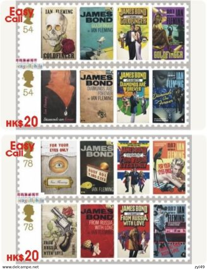 M13012 China Phone Cards James Bond 007 72pcs - Film