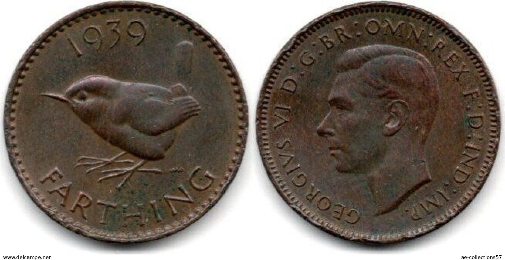 MA 29033  / Grande Bretagne - Great Britain 1 Farthing 1939 TTB+ - B. 1 Farthing