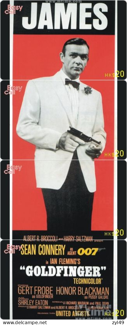 M13013 China Phone Cards James Bond 007 Puzzle 96pcs - Kino