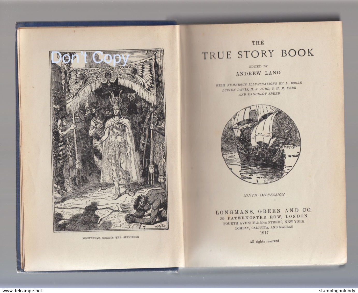 64. The True Story Book By Andrew Lang 1917 Hardback Price Slashed!