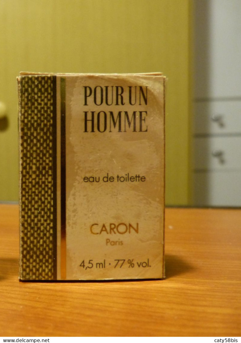 Miniature Parfum Avec Boite Caron - Miniaturen Herrendüfte (mit Verpackung)