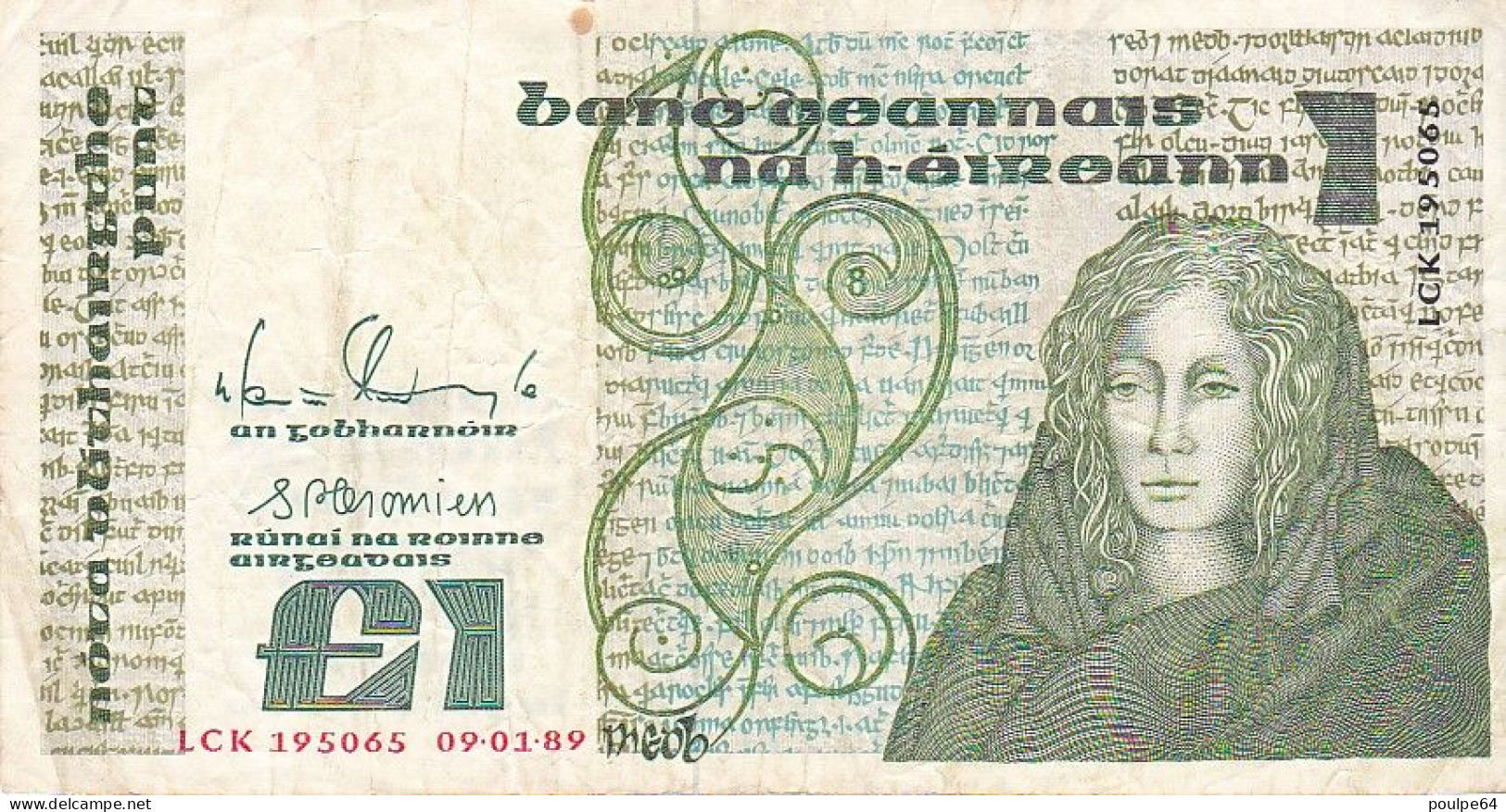 1 Pound - Irlande 1983 - Irland